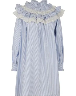Hot Manoush Robe Baby Sailor rayée bleue