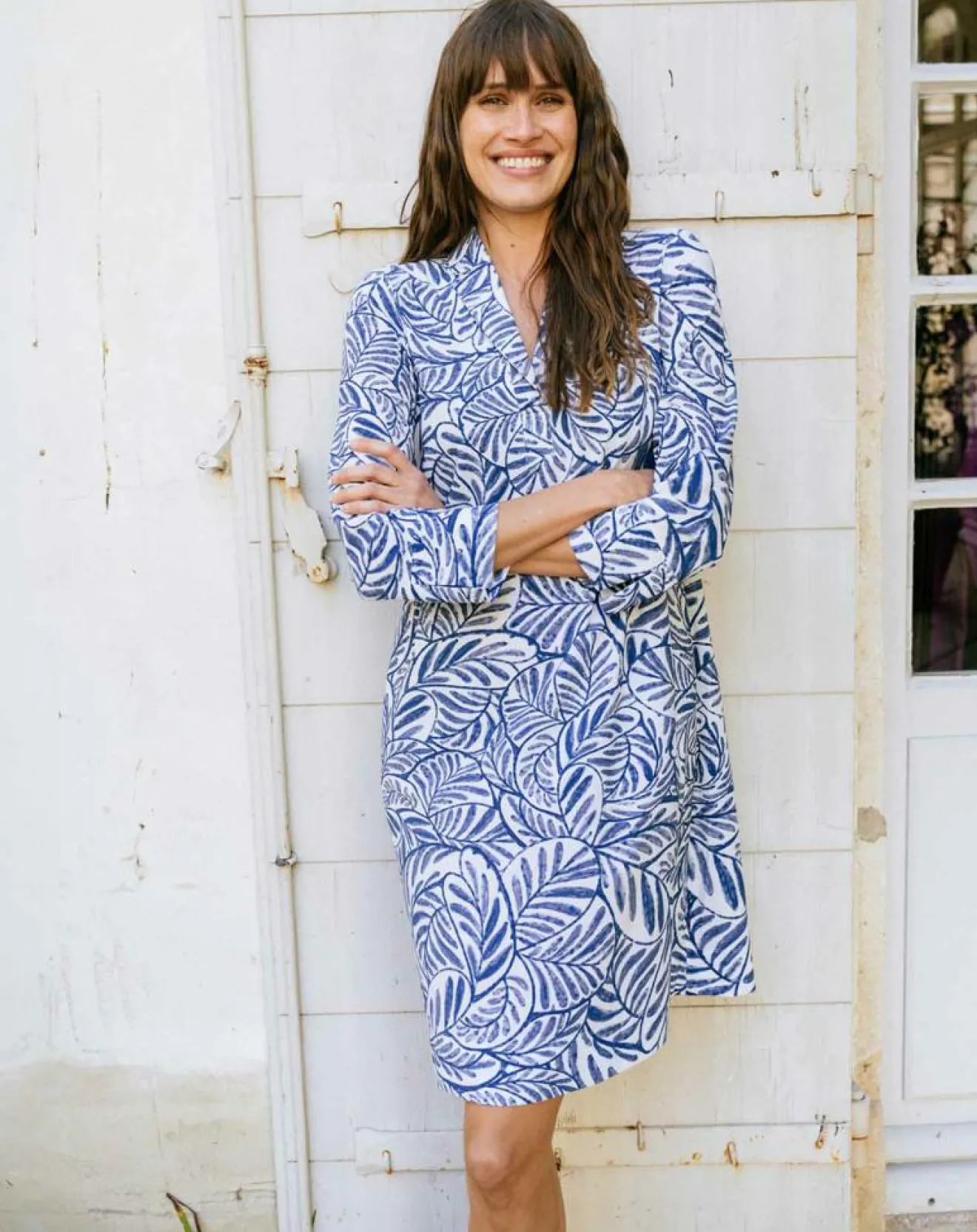 Femme Indies Robe Baltique vague