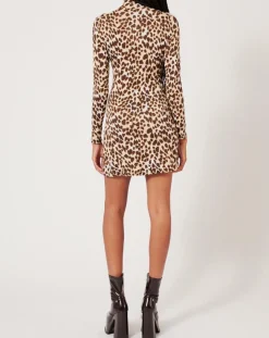 Femme Manoush Robe Basic imprimée léopard