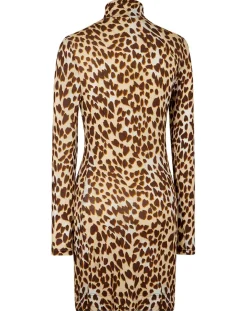 Femme Manoush Robe Basic imprimée léopard