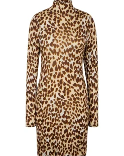 Femme Manoush Robe Basic imprimée léopard