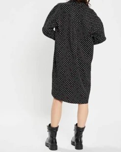 Femme Jodhpur Robe Brama cravate noire