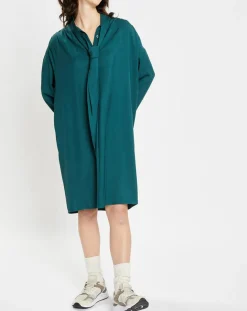 Outlet Jodhpur Robe Brama cravate vert moyen