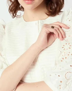 Hot Manoush Robe Broderie blanche