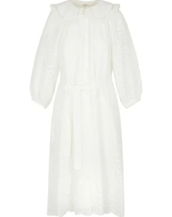 Sale Manoush Robe Broderie blanche