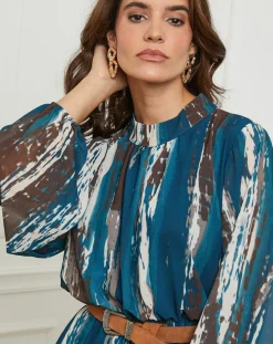 Femme L'Armoire de Suzette Robe Capucine bleue