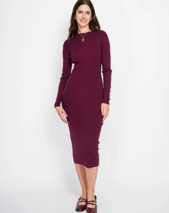Femme Assuili Robe Cecile bordeaux