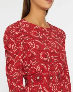 Hot Suncoo Robe Cennet imprimée rouge