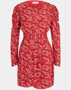 Hot Suncoo Robe Cennet imprimée rouge