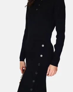 Femme Assuili Robe Cerise noire