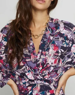 Femme Suncoo Robe Clavie imprimée rose/violet