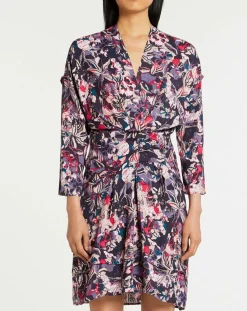 Femme Suncoo Robe Clavie imprimée rose/violet