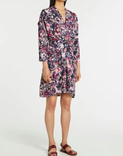 Femme Suncoo Robe Clavie imprimée rose/violet