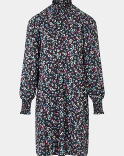 Femme Galeries Lafayette Robe courte et droite Cannelle imprimé fantaisie multicolore
