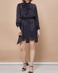 Sale Mare di Latte Robe courte Olie zébre encre