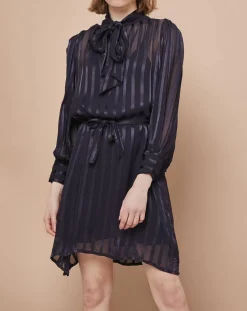 Sale Mare di Latte Robe courte Olie zébre encre