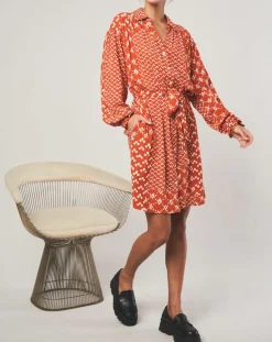 Femme Stella Forest Robe courte Sonia à motifs orange