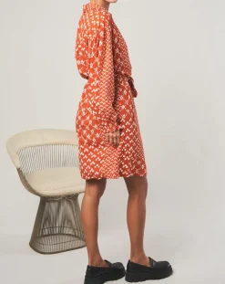 Femme Stella Forest Robe courte Sonia à motifs orange