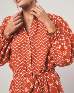 Femme Stella Forest Robe courte Sonia à motifs orange