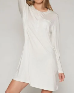 Femme Admas Classic Robe de Nuit Lace Night grise