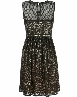 Femme Derhy Robe Dico patineuse texturée noire