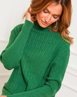 Femme Fleur de cachemire Robe Emma vert e