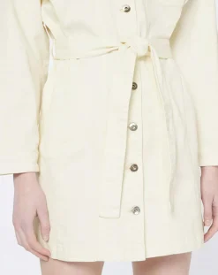 Best Galeries Lafayette Robe en Denim Patti écrue