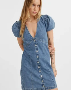 Femme Levi's® Robe en jean courte Erin 90's bleue