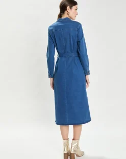 Hot La Petite Etoile Robe en jean Rym wash