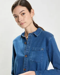 Hot La Petite Etoile Robe en jean Rym wash