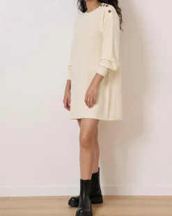 Best Garance Paris Robe en Laine mélangée Tiphaine écrue