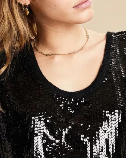 Femme Belair Robe en Laine mélangée Viva noire