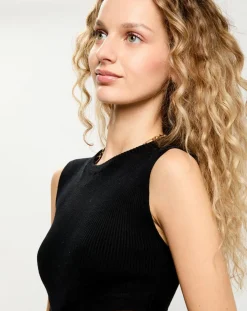 La Petite Etoile Robe en maille Trixie noire