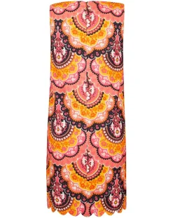 Femme Manoush Robe en Velours côtelé Fall imprimée rose/multicolore