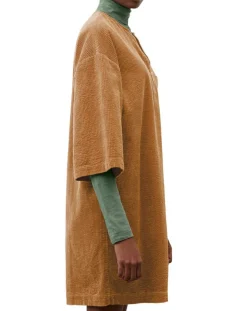 Sale Marc O'Polo Robe en Velours côtelé zip poche marron