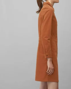 Femme Marc O'Polo Robe en Velours Milleraies marron