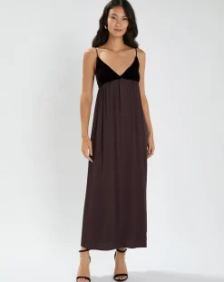 Hot Lauren Vidal Robe Fizz raisin