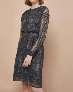 Femme Mare di Latte Robe Frances granit encre