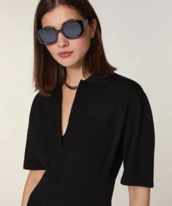 Femme Rodier Robe Freesia en Laine mélangé noire