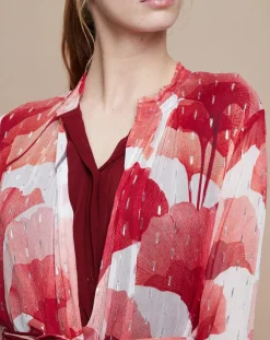 Femme Mare di Latte Robe Gabrielle Pistil rouge