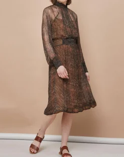 Femme Mare di Latte Robe Giulietta granit cumin