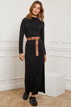 Online Fleur de cachemire Robe Heloise Noire