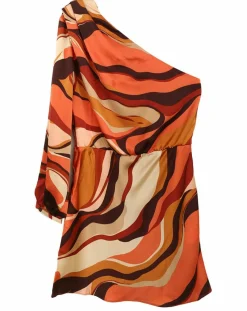 Femme See u Soon Robe impimée Camille orange