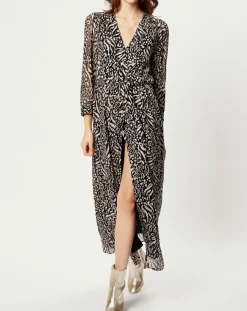 Clearance See u Soon Robe imprimée Alix noire