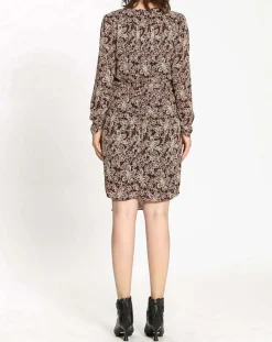 Outlet See u Soon Robe imprimée floral Luna bordeaux