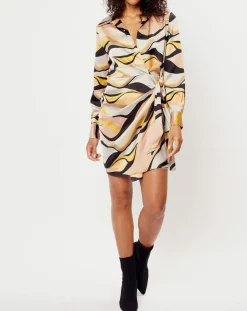 Femme See u Soon Robe imprimée Margot grise