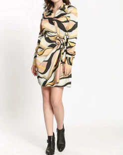 Femme See u Soon Robe imprimée Margot grise