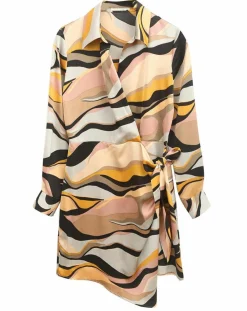 Femme See u Soon Robe imprimée Margot grise