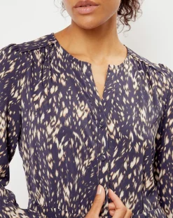 Hot See u Soon Robe imprimée Sarah bleue