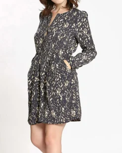 Hot See u Soon Robe imprimée Sarah bleue